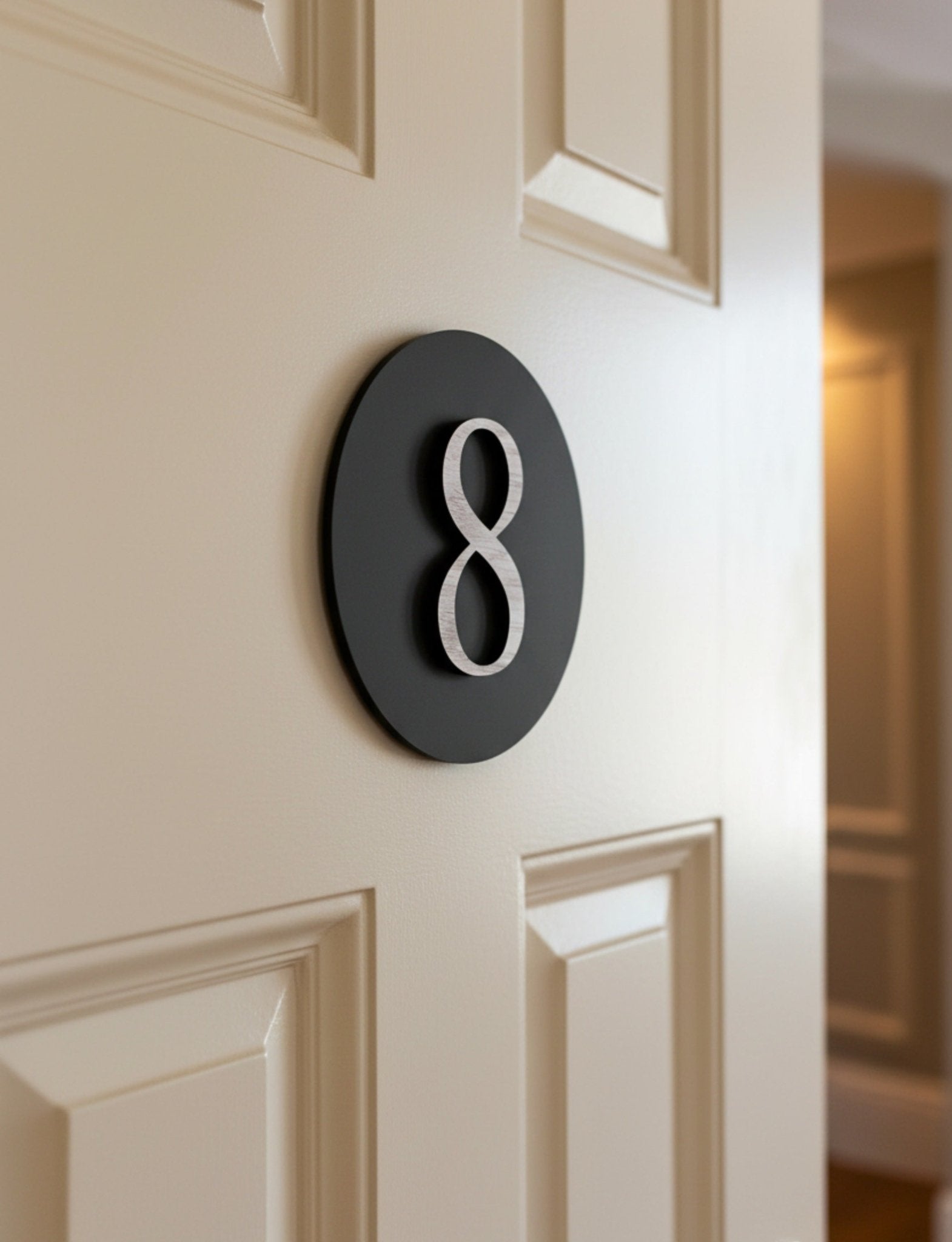 Boutique Hotel Rooms Number Plaque - Mac and Lilly