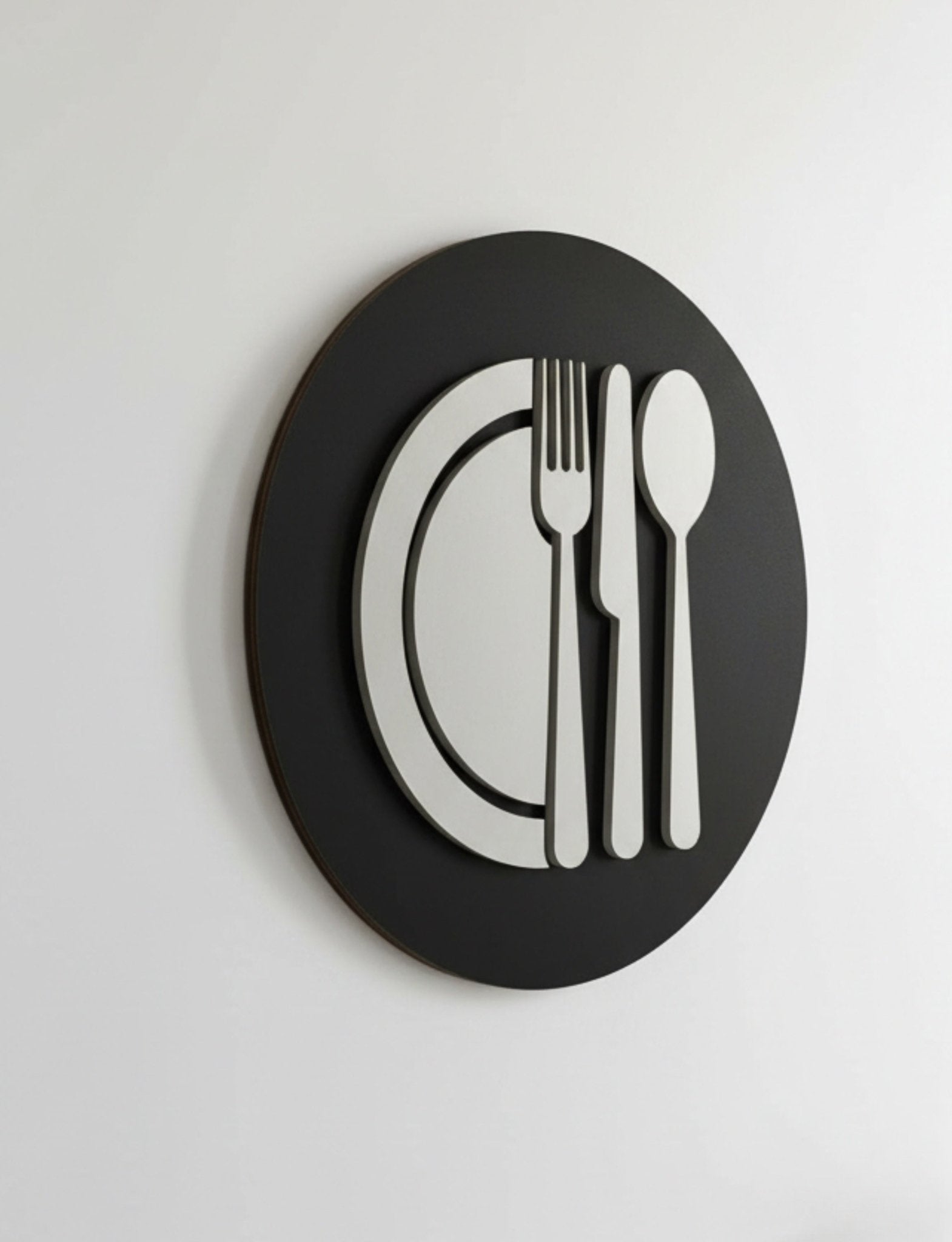 Kitchen Cutlery, Door Plaque - Available in Two Sizes - Mac and Lilly