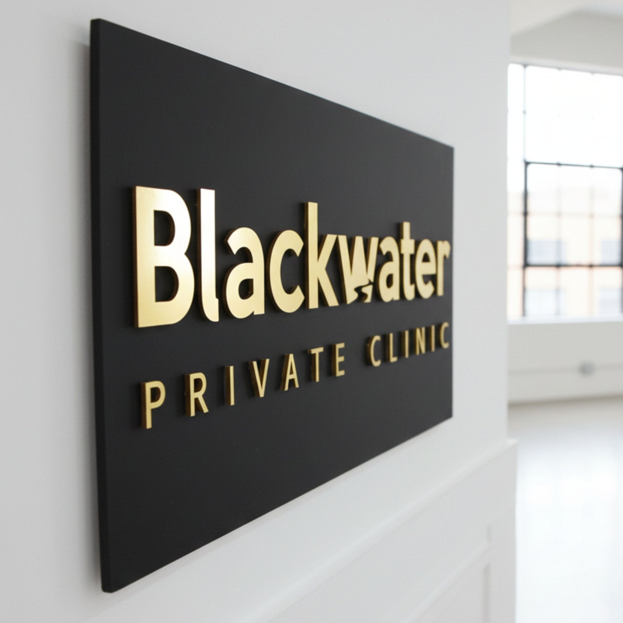 Custom 3D Acrylic Business Sign | Logo & Reception Signs - Mac and Lilly