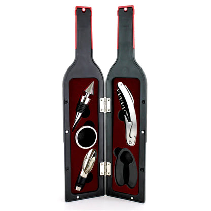 Personalised 5 Piece Wine Bottle Bar Set