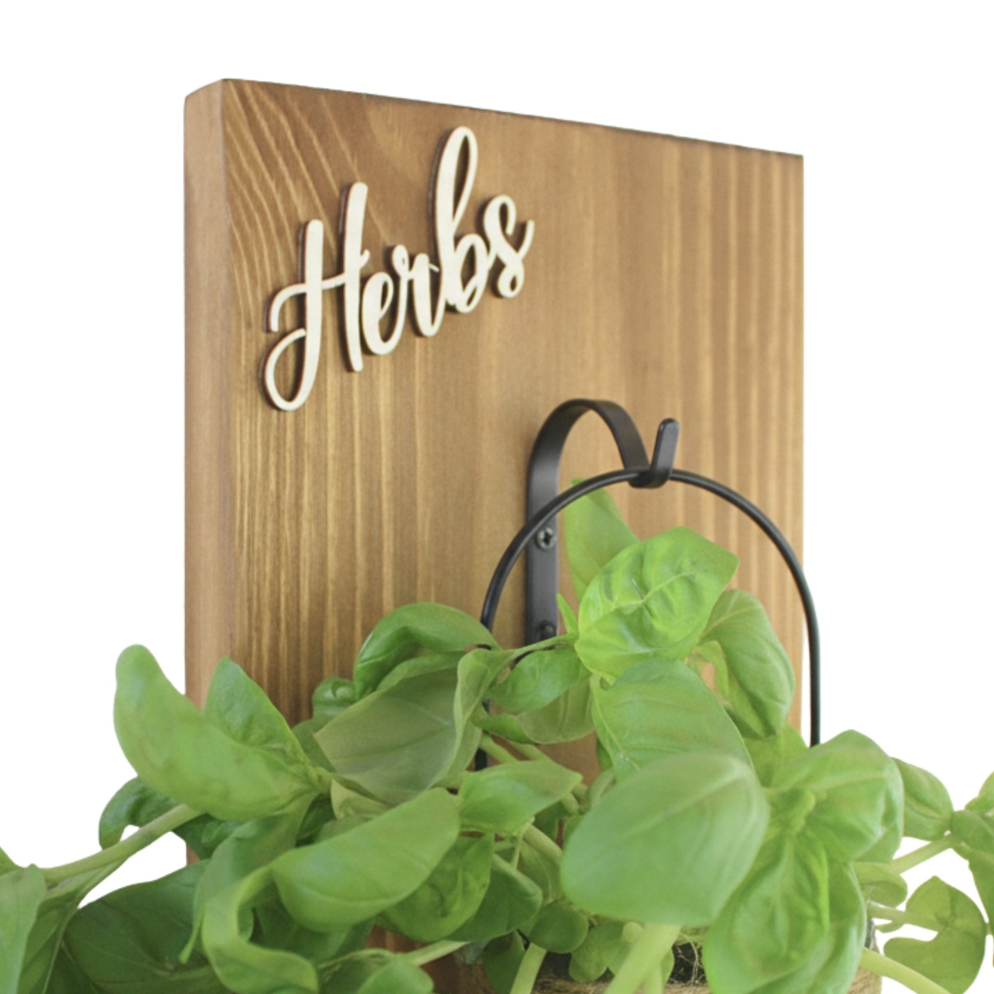 Wall - Mounted Herb Planter with Label Holder - Mac and Lilly