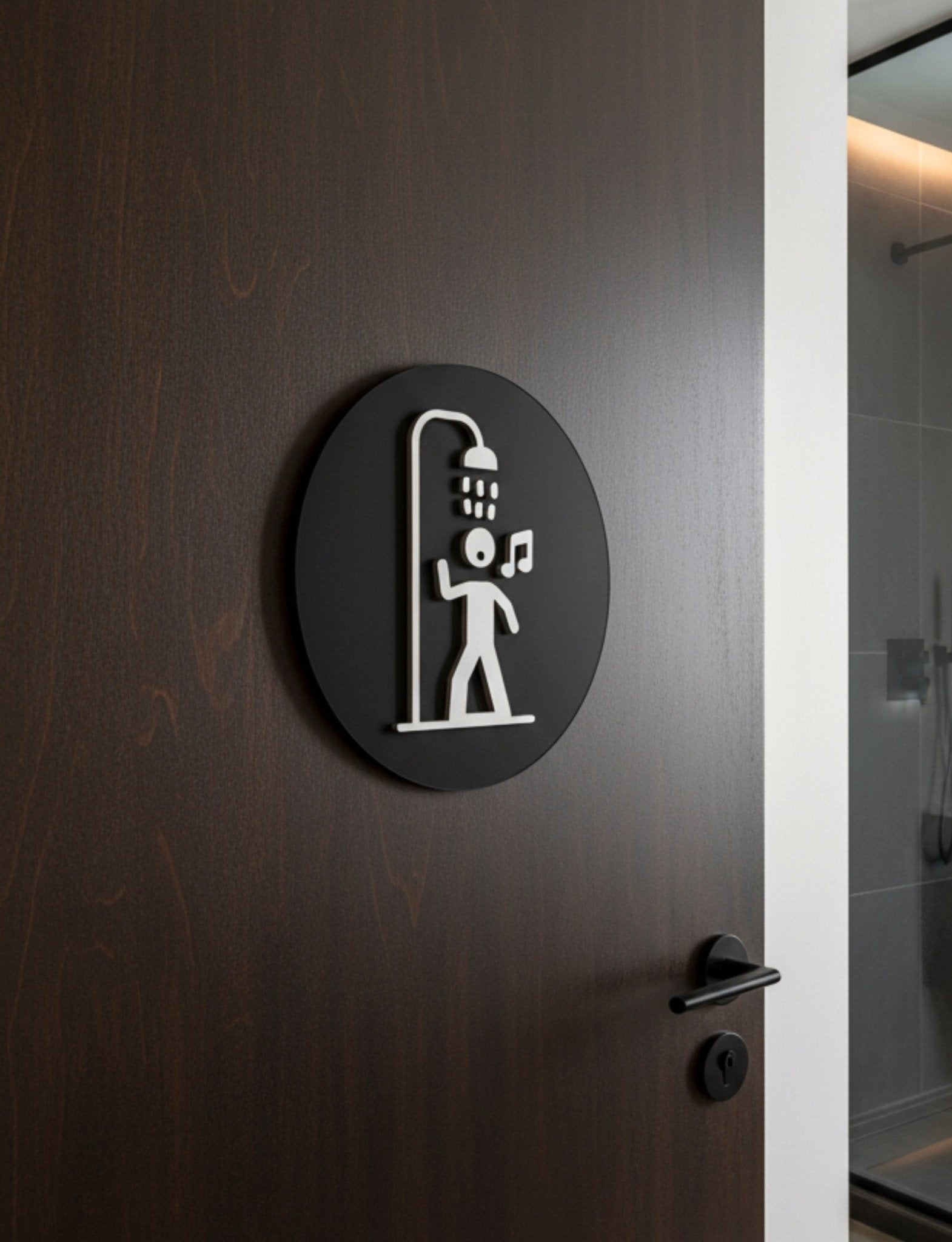 Shower Room, Door Plaque - Available in Two Sizes - Mac and Lilly