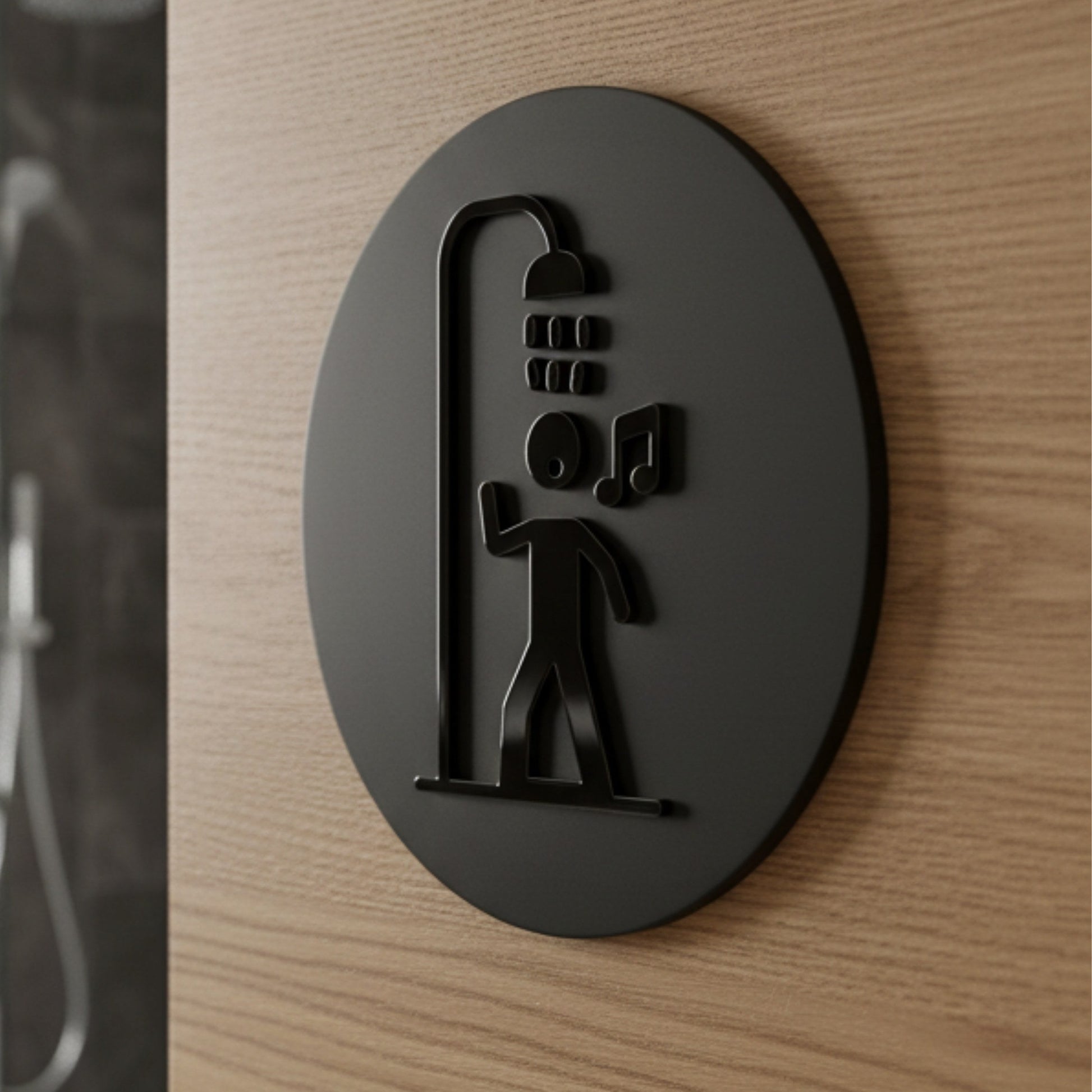 Shower Room, Door Plaque - Available in Two Sizes - Mac and Lilly