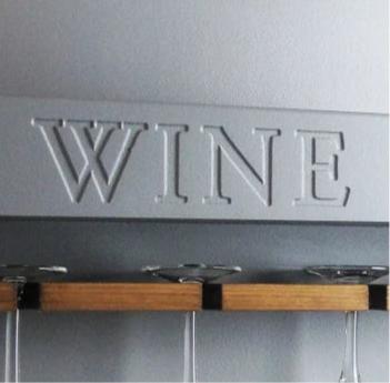 Large Personalised Wall Wine/Cocktail Rack