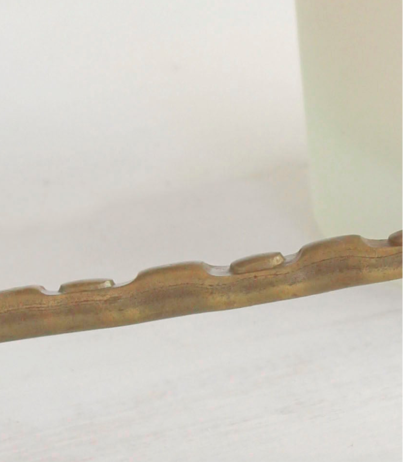 Brass Classic Long Arm Candle Snuffer - Hand Forged