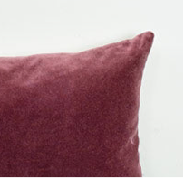 Velvet Cushion - Pomegranate