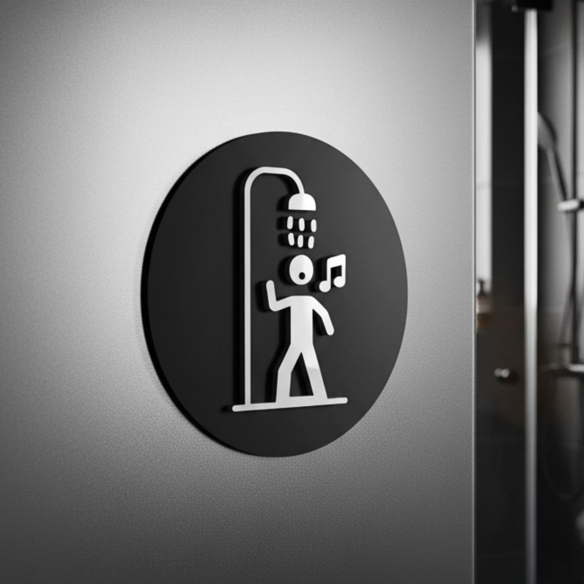Shower Room, Door Plaque - Available in Two Sizes - Mac and Lilly