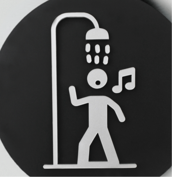 Shower Room, Door Plaque - Available in Two Sizes - Mac and Lilly