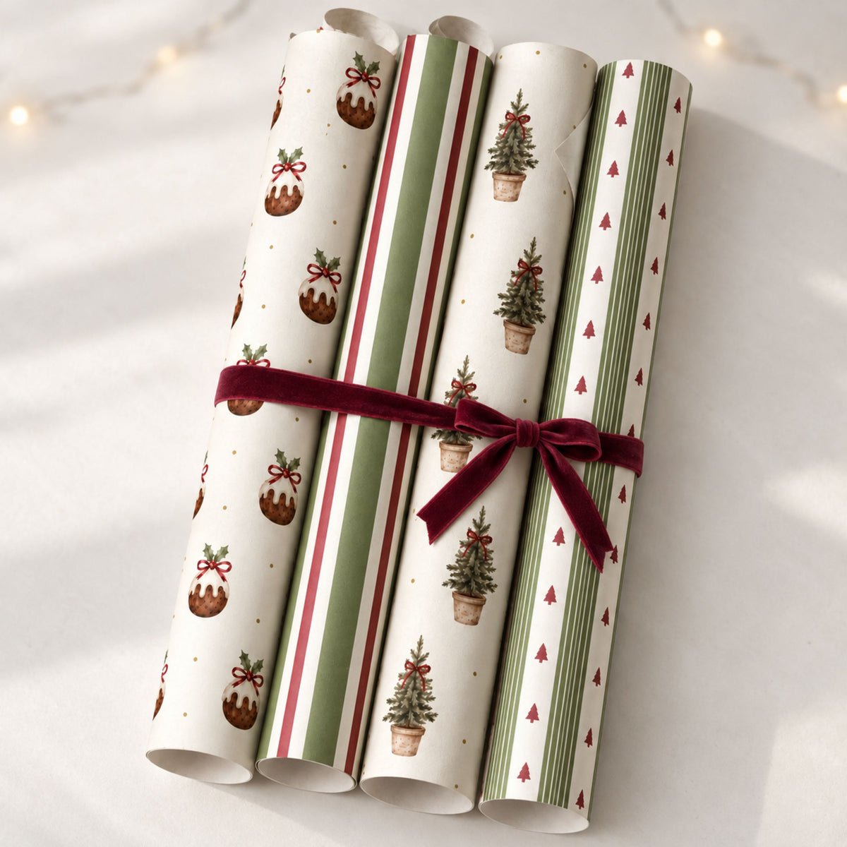 Christmas Mix & Match Wrapping Paper Set | Choose Your Designs| Large 50 x 85cm Sheets | 140gsm