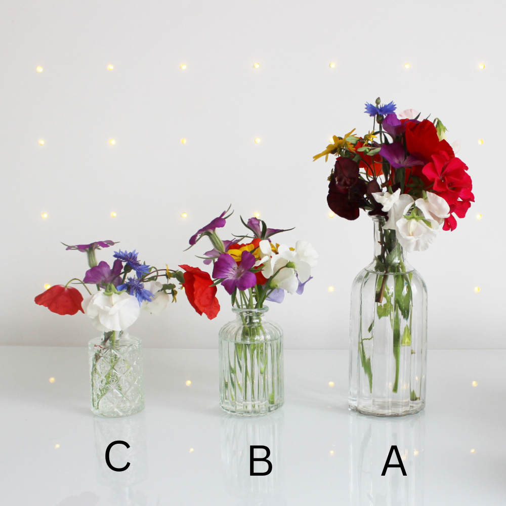 Set of Three Decorative Vases