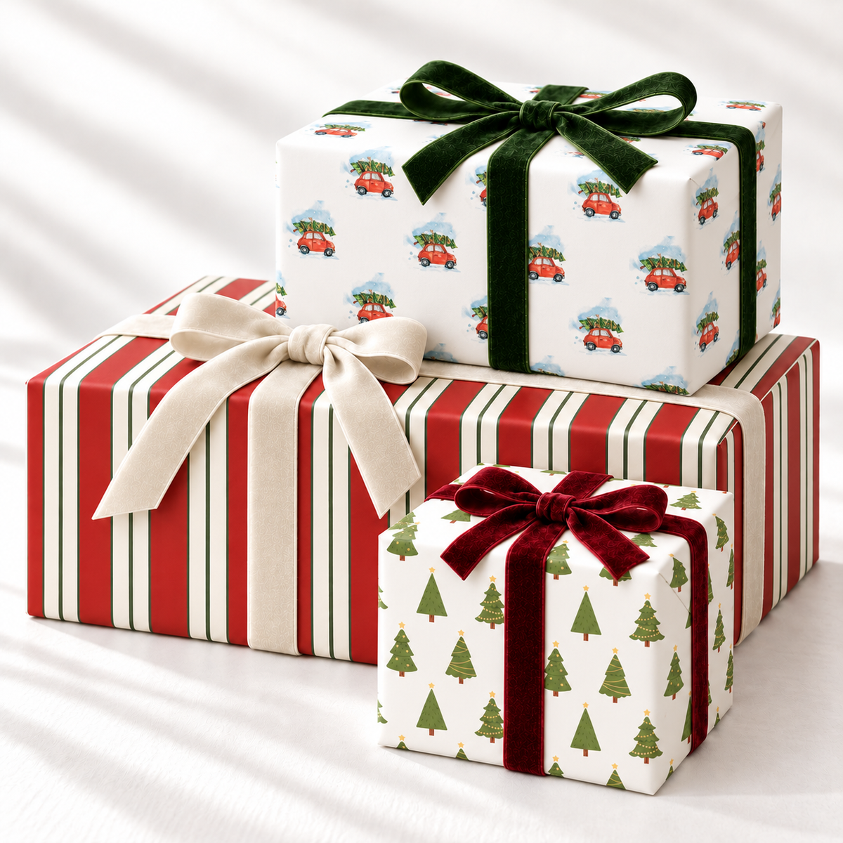 Christmas Mix & Match Wrapping Paper Set | Choose Your Designs| Large 50 x 85cm Sheets | 140gsm