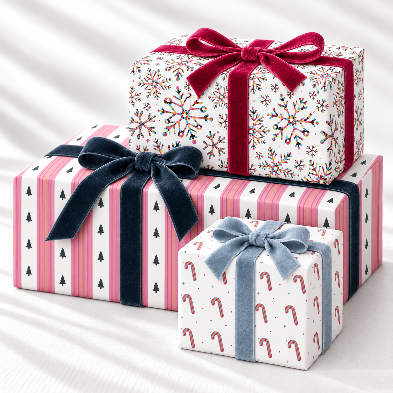 Christmas Mix & Match Wrapping Paper Set | Choose Your Designs| Large 50 x 85cm Sheets | 140gsm