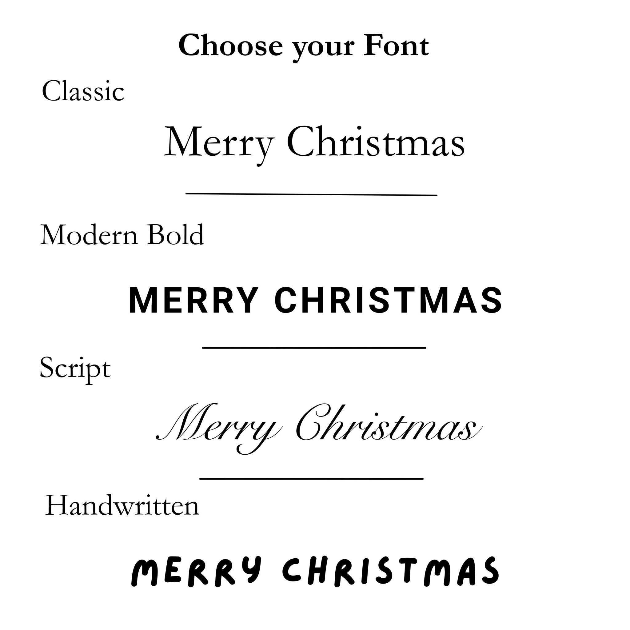 Personalised Christmas Street Sign with Raised Wooden Lettering - Mac and Lilly