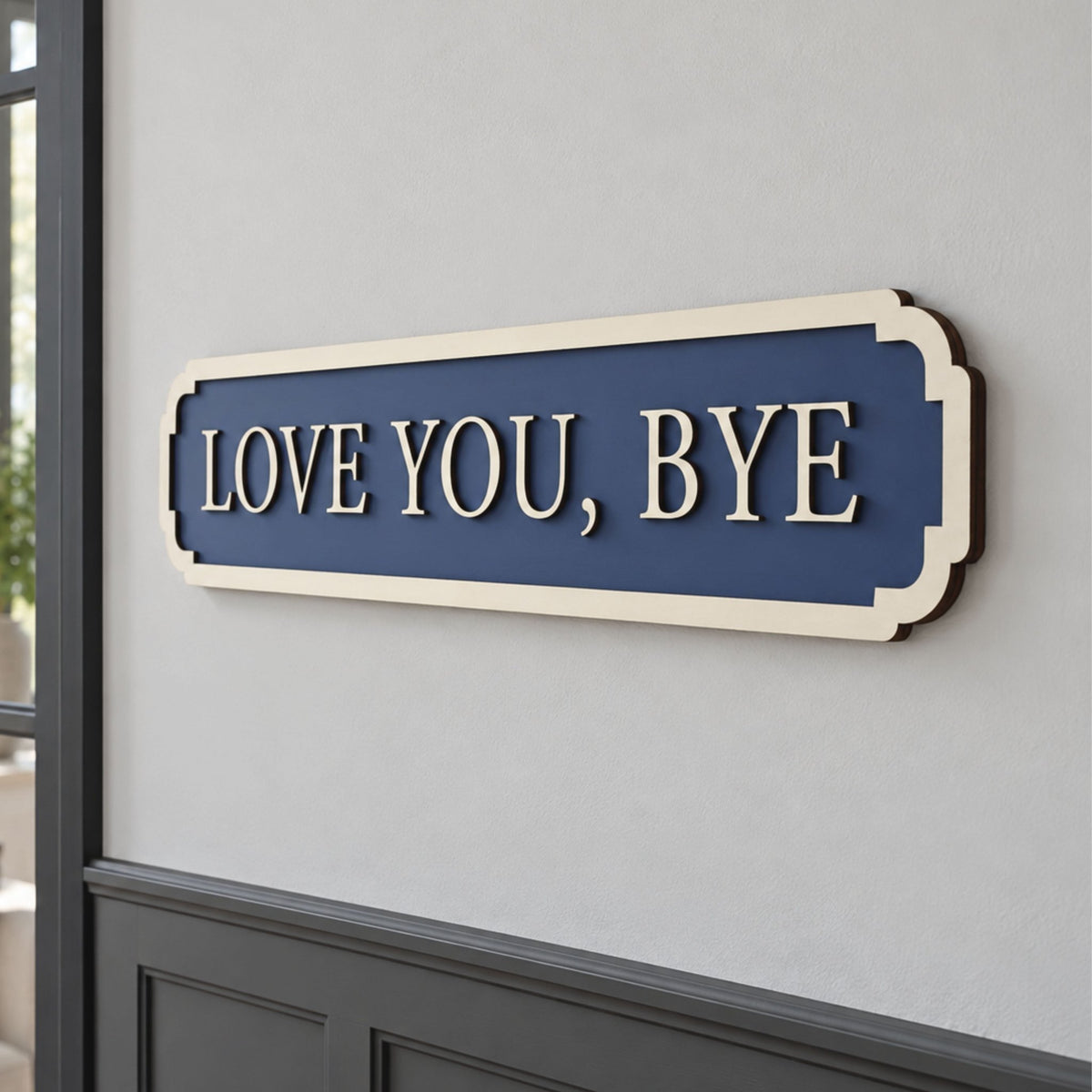 Personalised 3D Street-Style Wall Sign in Various Colours - Mac and Lilly