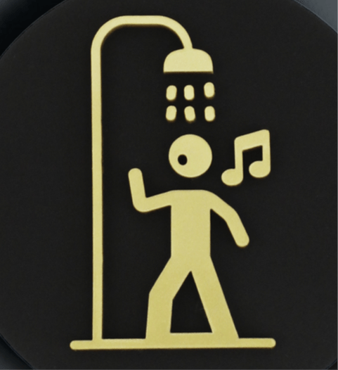 Shower Room, Door Plaque - Available in Two Sizes - Mac and Lilly