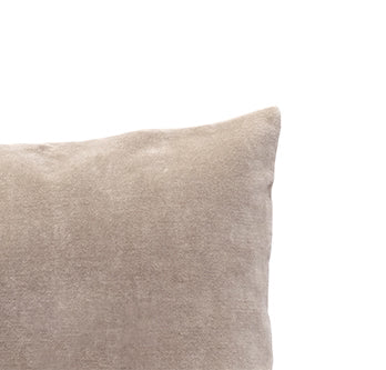 Velvet Cushion - Taupe