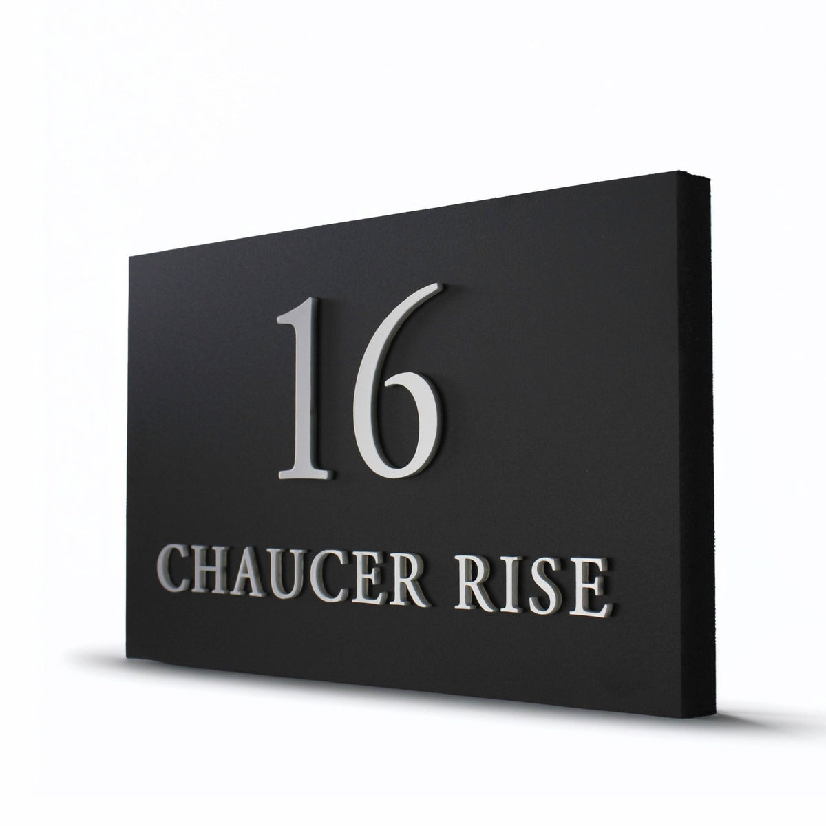 Personalised Raised Letter House Sign | 30 × 20cm | Mac & Lilly UK - Mac and Lilly