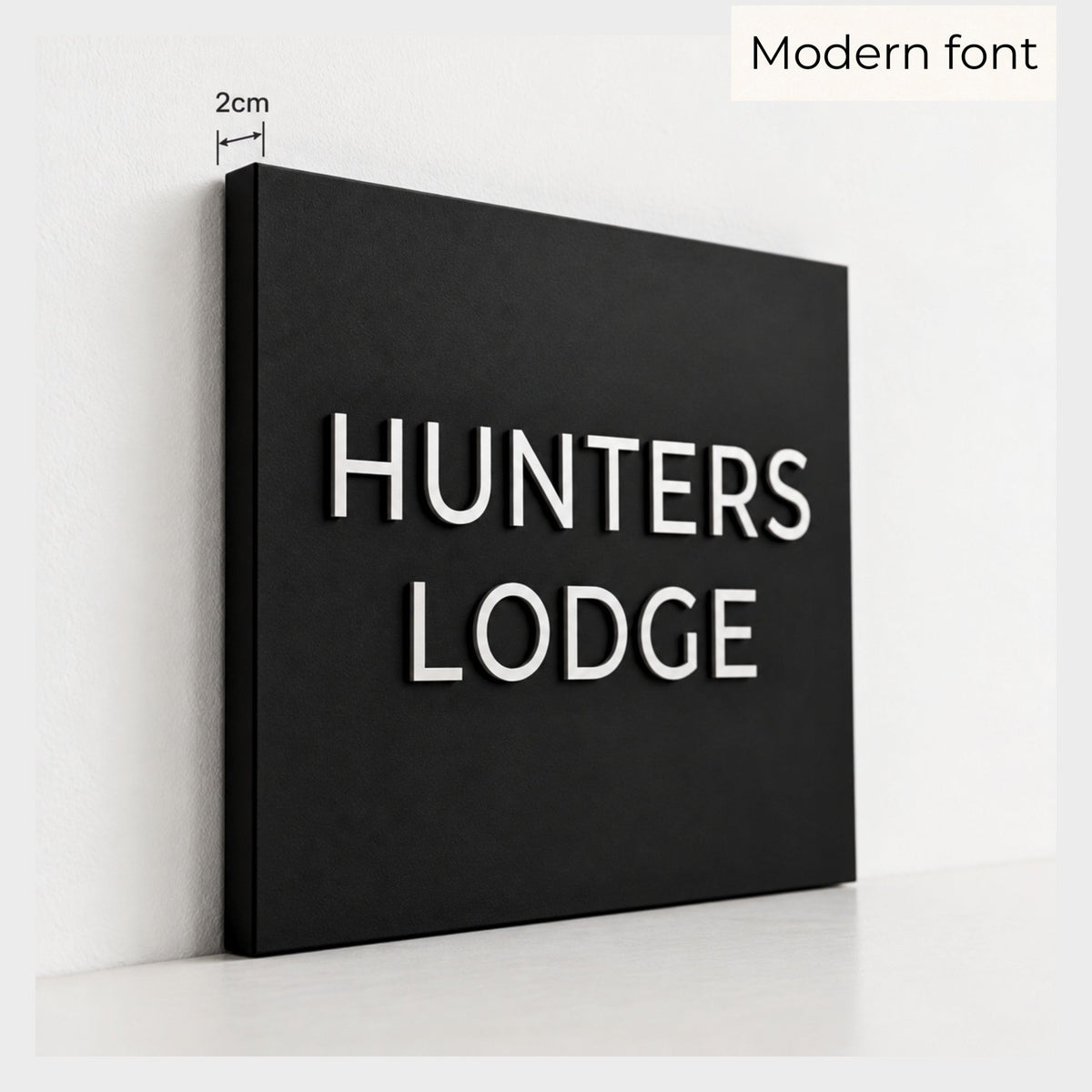 Square Raised Letter House Sign | Mac & Lilly UK - Mac and Lilly