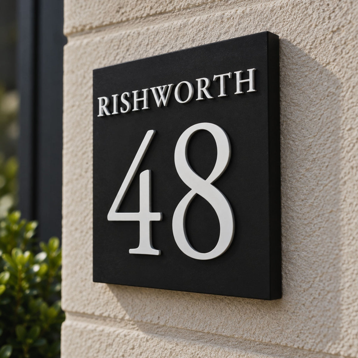 Square Raised Letter House Sign | Mac & Lilly UK - Mac and Lilly