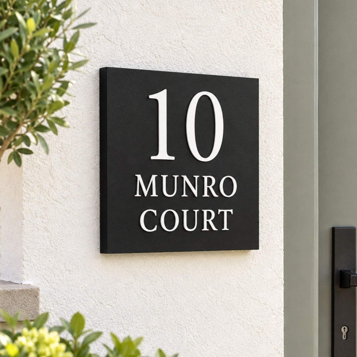 Square Raised Letter House Sign | Mac & Lilly UK - Mac and Lilly