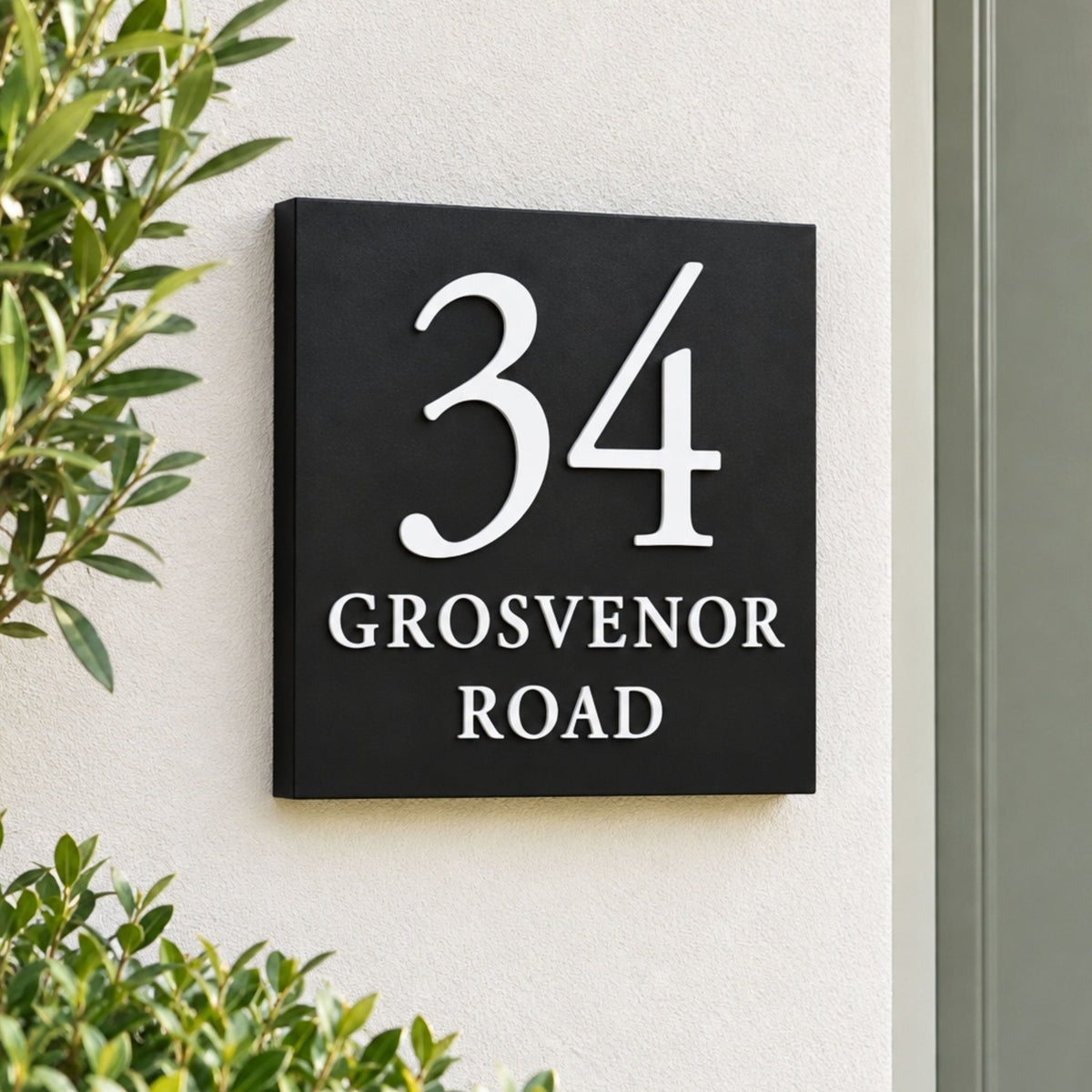 Square Raised Letter House Sign | Mac & Lilly UK - Mac and Lilly