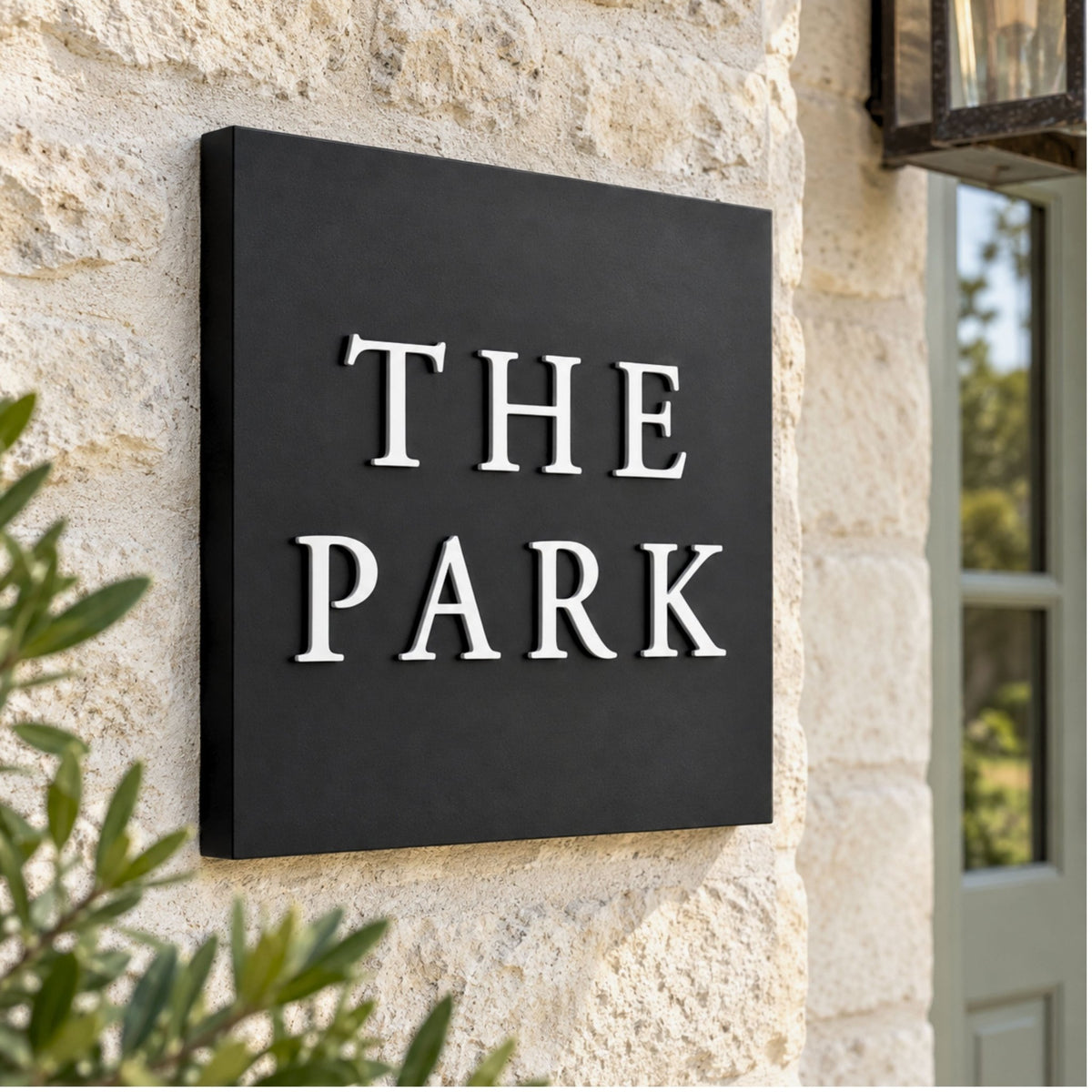 Square Raised Letter House Sign | Mac & Lilly UK - Mac and Lilly