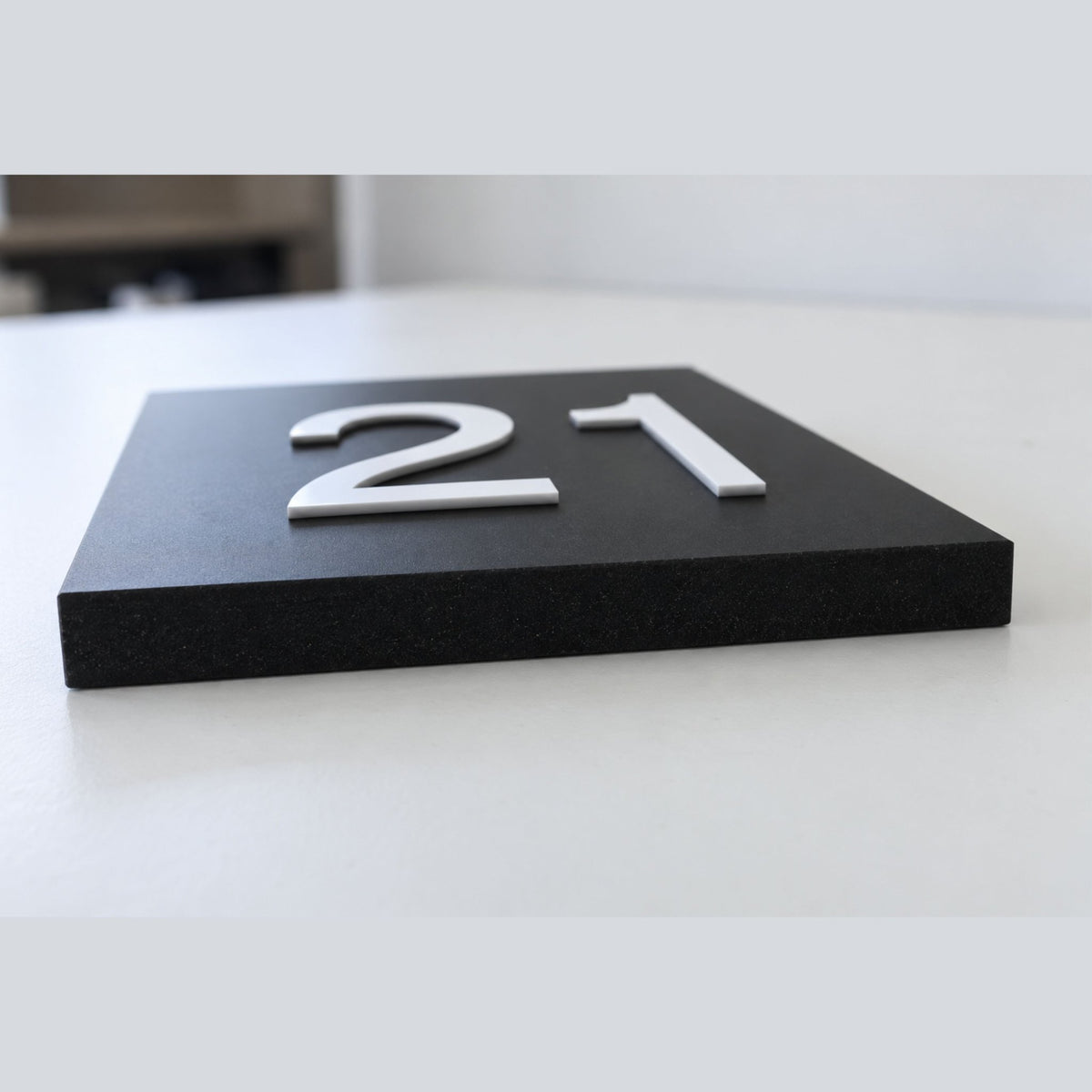Personalised 3D House Number Sign – Compact Door Plaque - Mac and Lilly