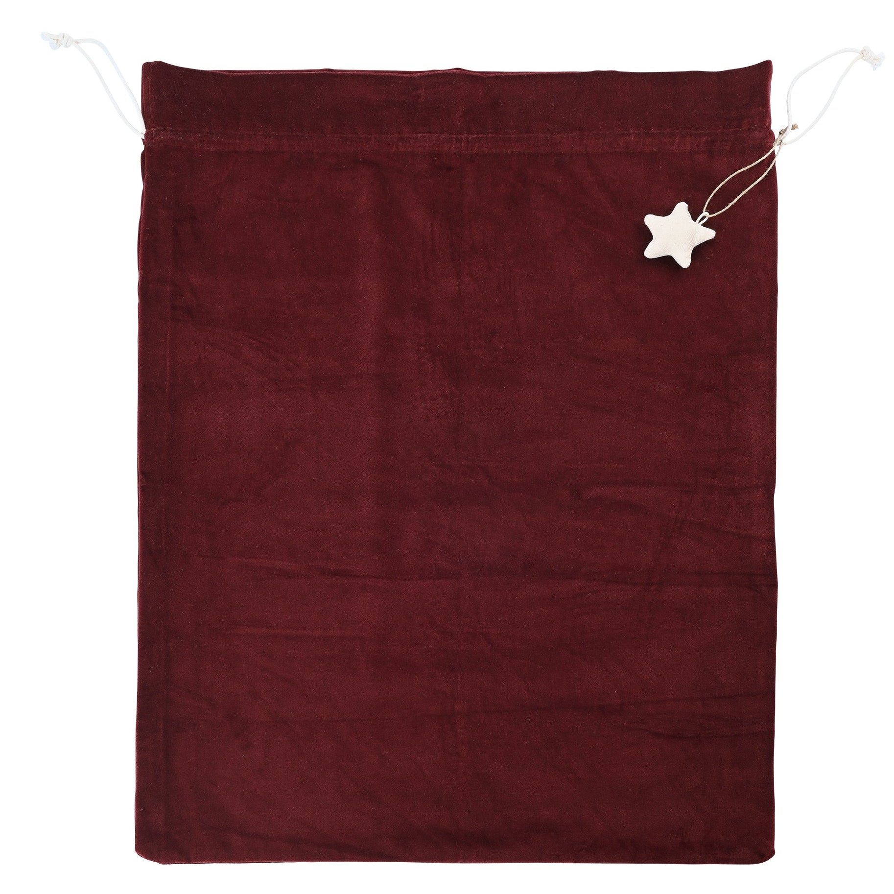 Large Velvet Christmas Sack – Berry - Mac and Lilly