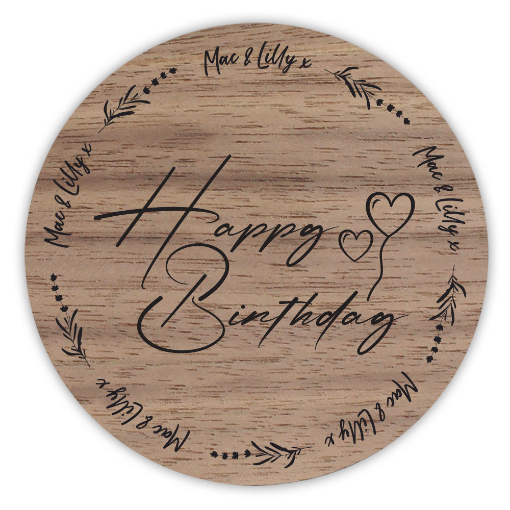 Happy Birthday - Personalised - Signature Candles
