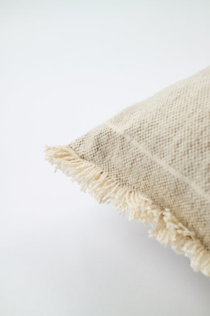 Brushed Striped Breakfast Cushion in a Honey Colour