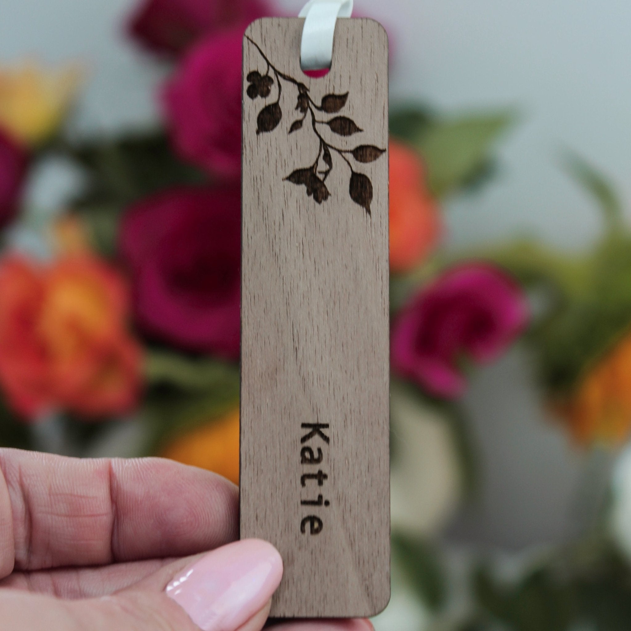 Personalised Wooden Place Name Tags - Mac and Lilly