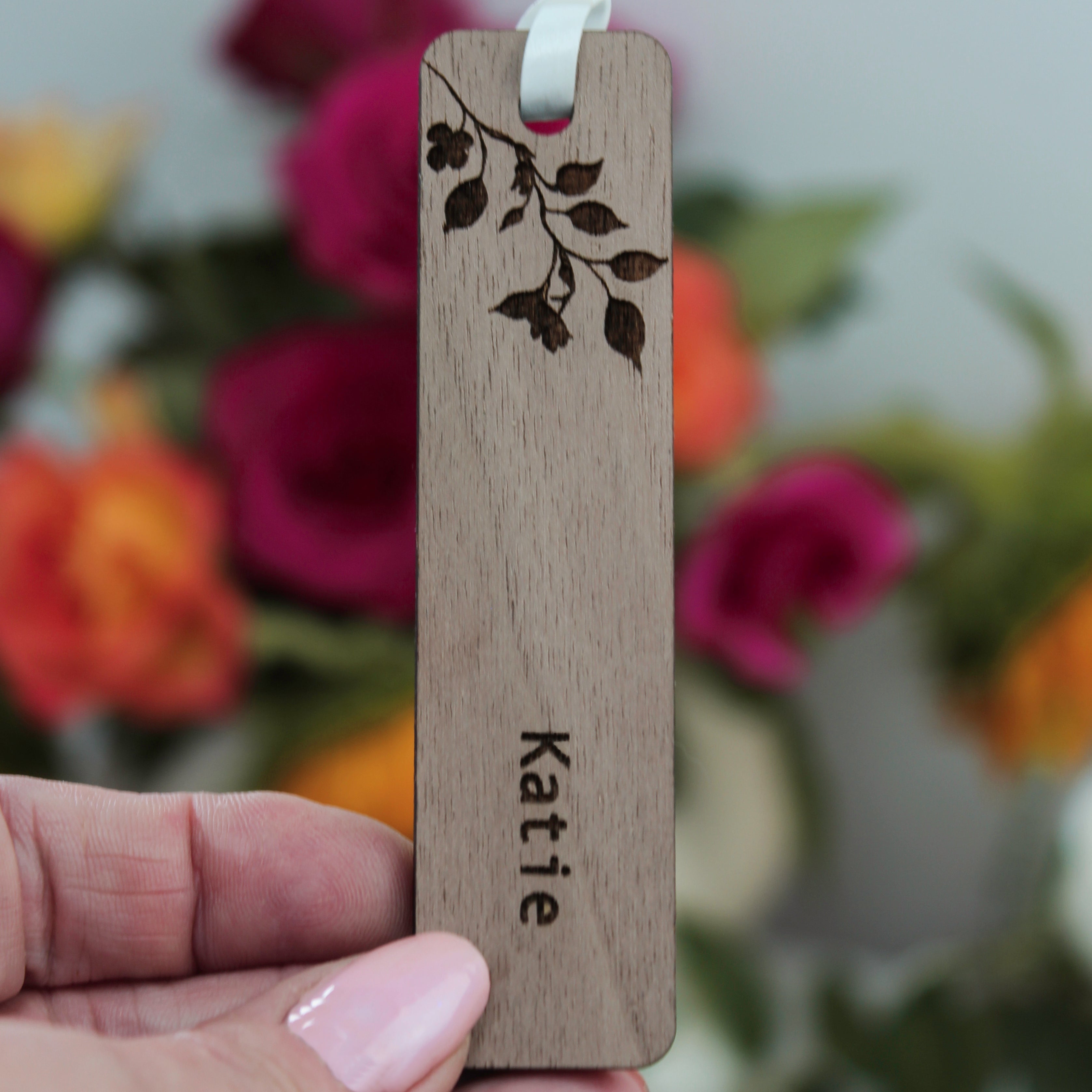 Personalised Wooden Place Name Tags - Available in 4 Wood Options