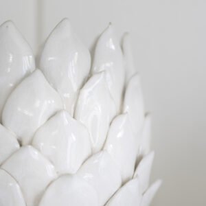 Petal Ceramic Planter – White - Mac and Lilly