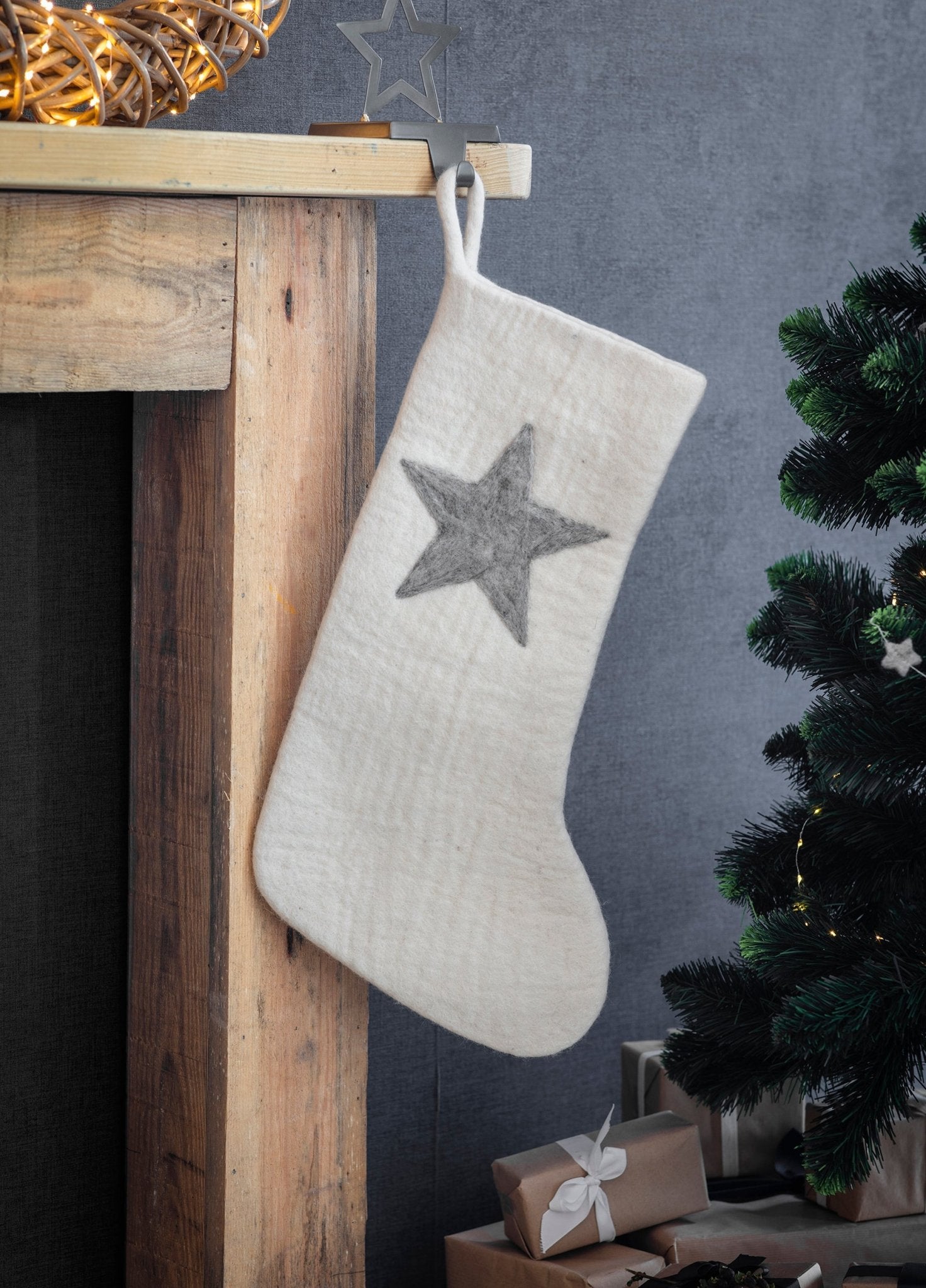 Southwold Stocking - Warm White - Mac and Lilly