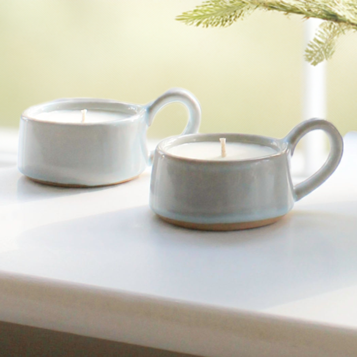 Tea light Cup - with Scented Candle