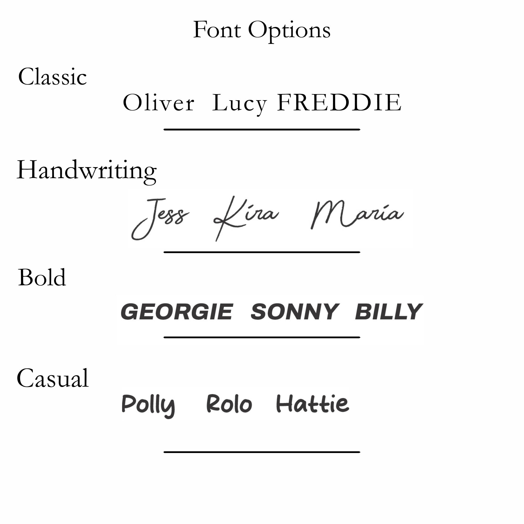 Personalised Dog Name Lead Holder | Raised Lettering