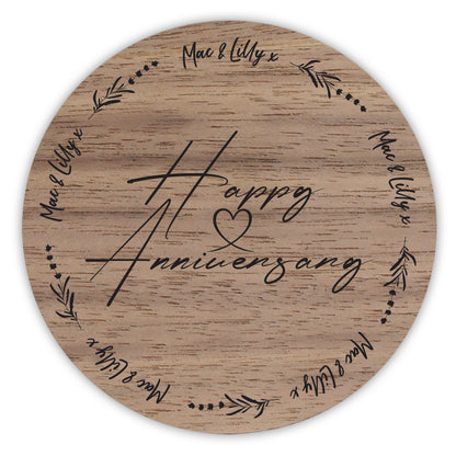 Happy Anniversary - Personalised - Signature Candles