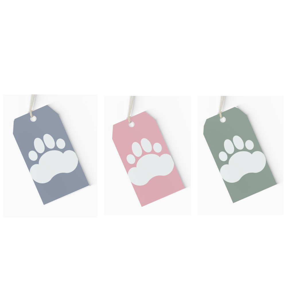 Paw Prints Gift Wrapping Paper, Adorable & Eco-Friendly