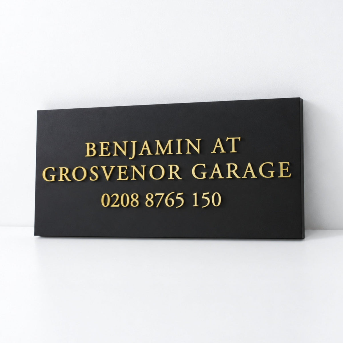 Large Handcrafted House Sign with Raised Design | Premium Address Plaque | Weatherproof Outdoor Sign - Mac and Lilly