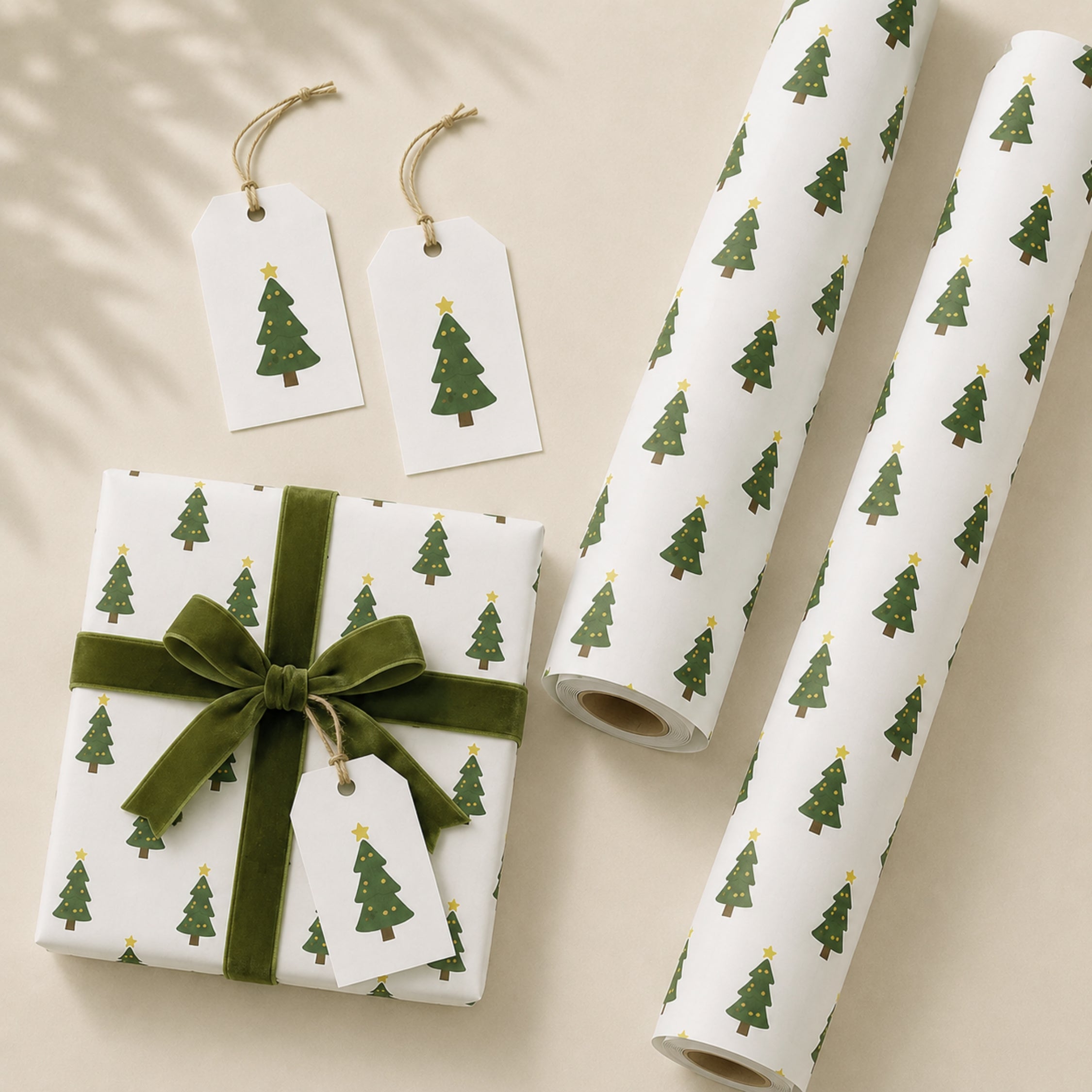 Christmas Tree's Gift Luxury Wrapping Paper