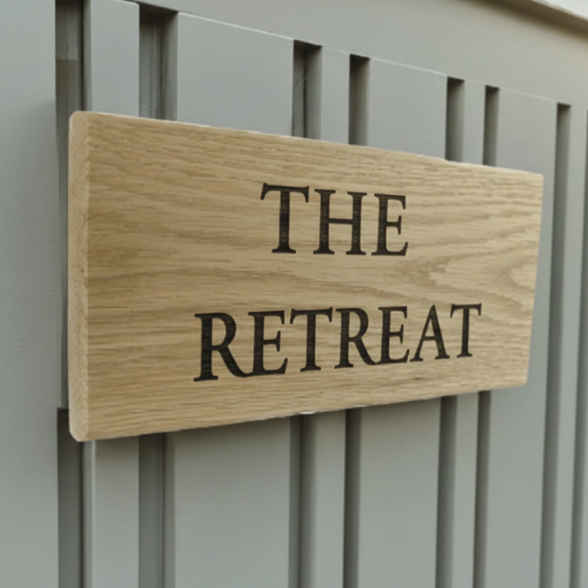 Accoya Wood Engraved House Sign | Solid Wood Address Sign | Mac & Lilly UK - Mac and Lilly