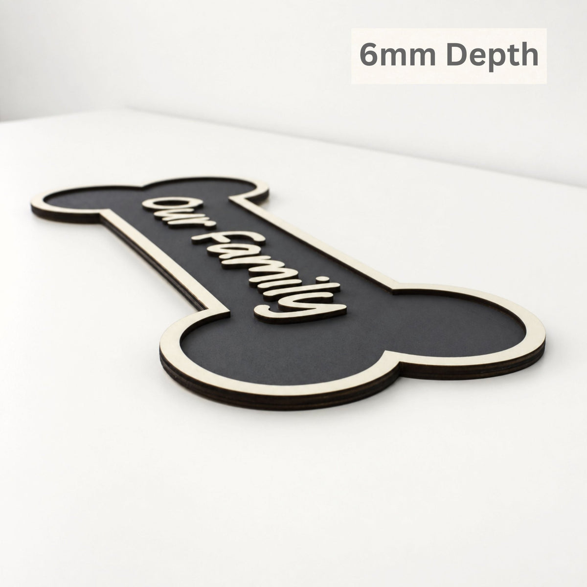 Personalised Dog Bone Wall Sign | Colour Collection - Mac and Lilly