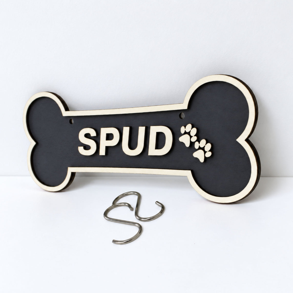 Personalised Dog Bone Crate Sign | Colour Collection