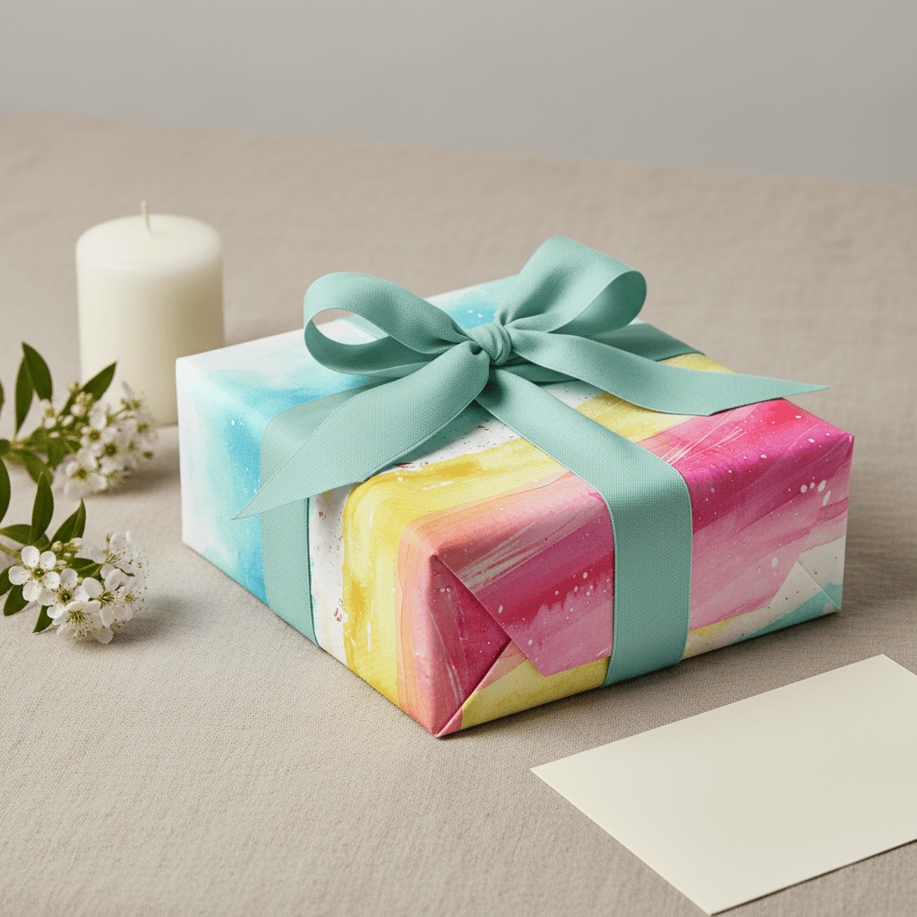 Abstract Rainbow Gift Wrap Set - Mac and Lilly