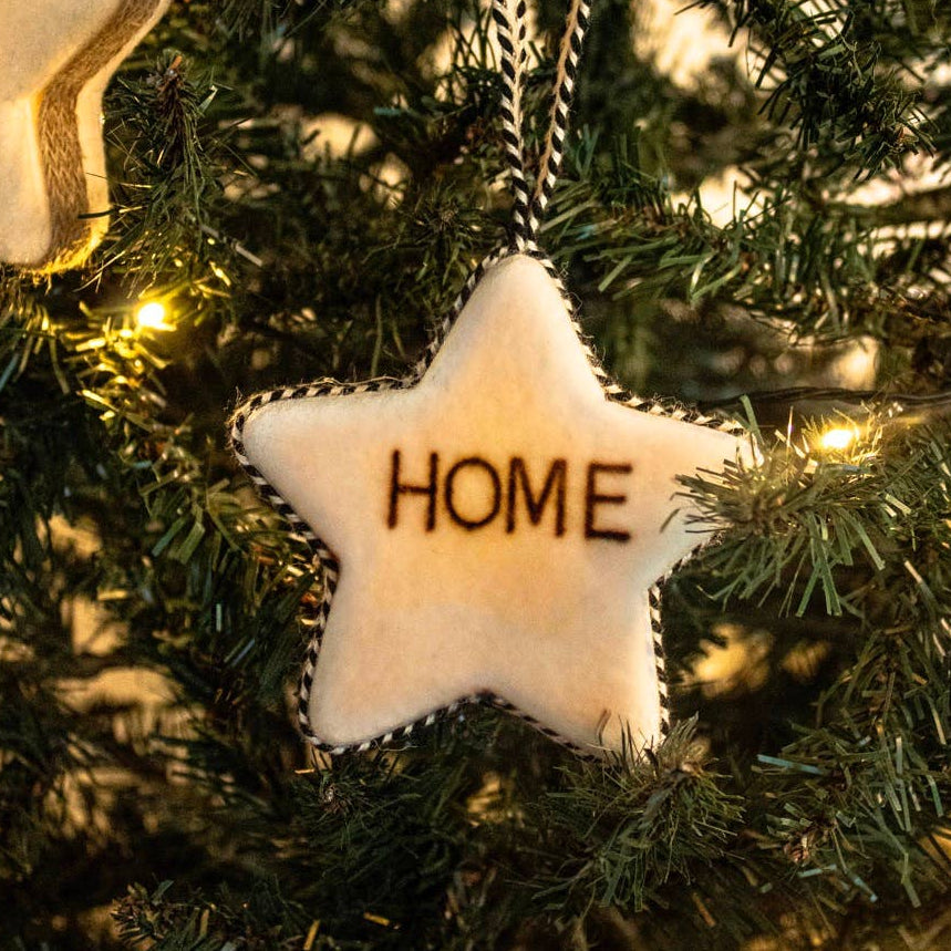 Felt Decor Star Shaped Home