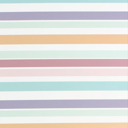 Luxury Pastel Wide Stripe Wrapping Paper