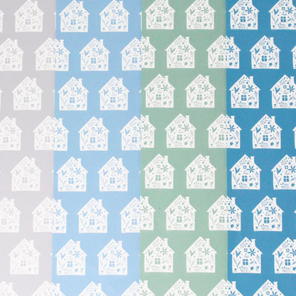 Luxury House Wrapping Paper, A Thoughtful Touch for Housewarming Gifts