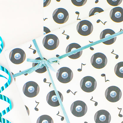 Vinyl Records Music Gift Wrapping Paper