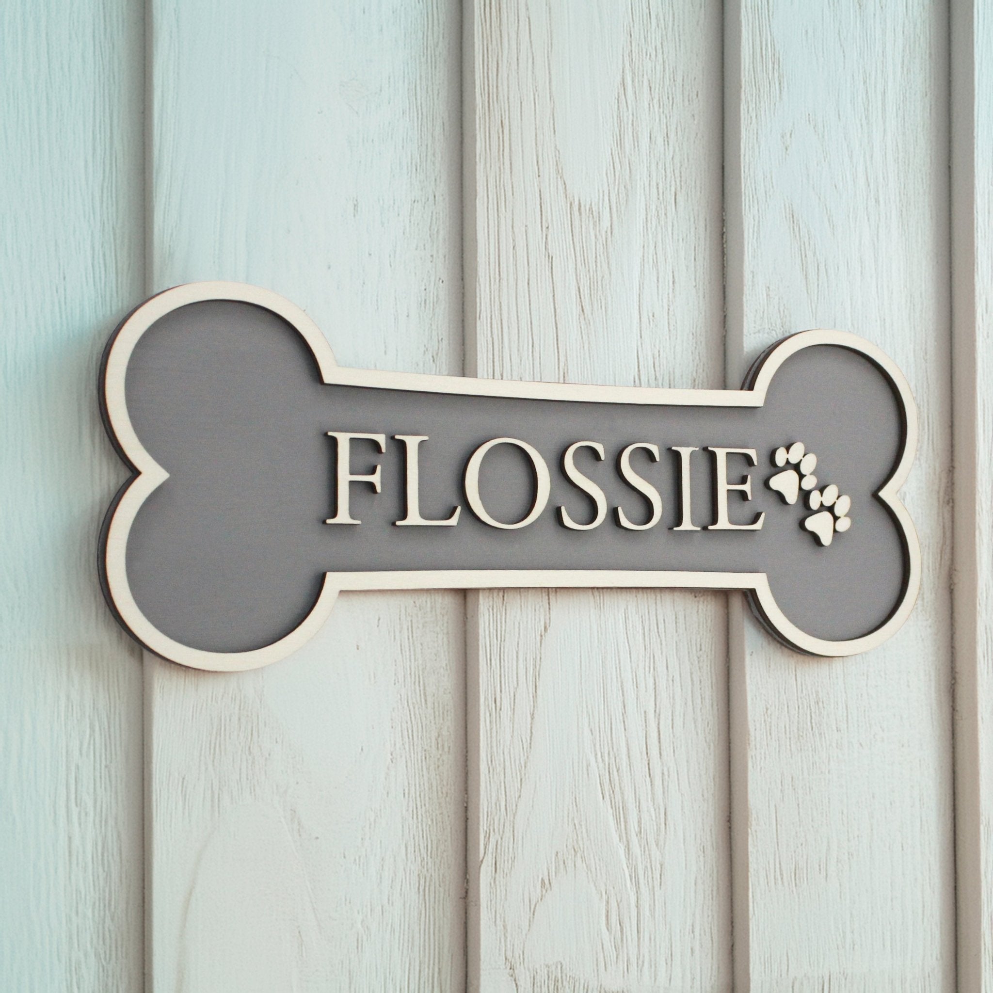 Personalised Dog Wall Sign - Mac and Lilly