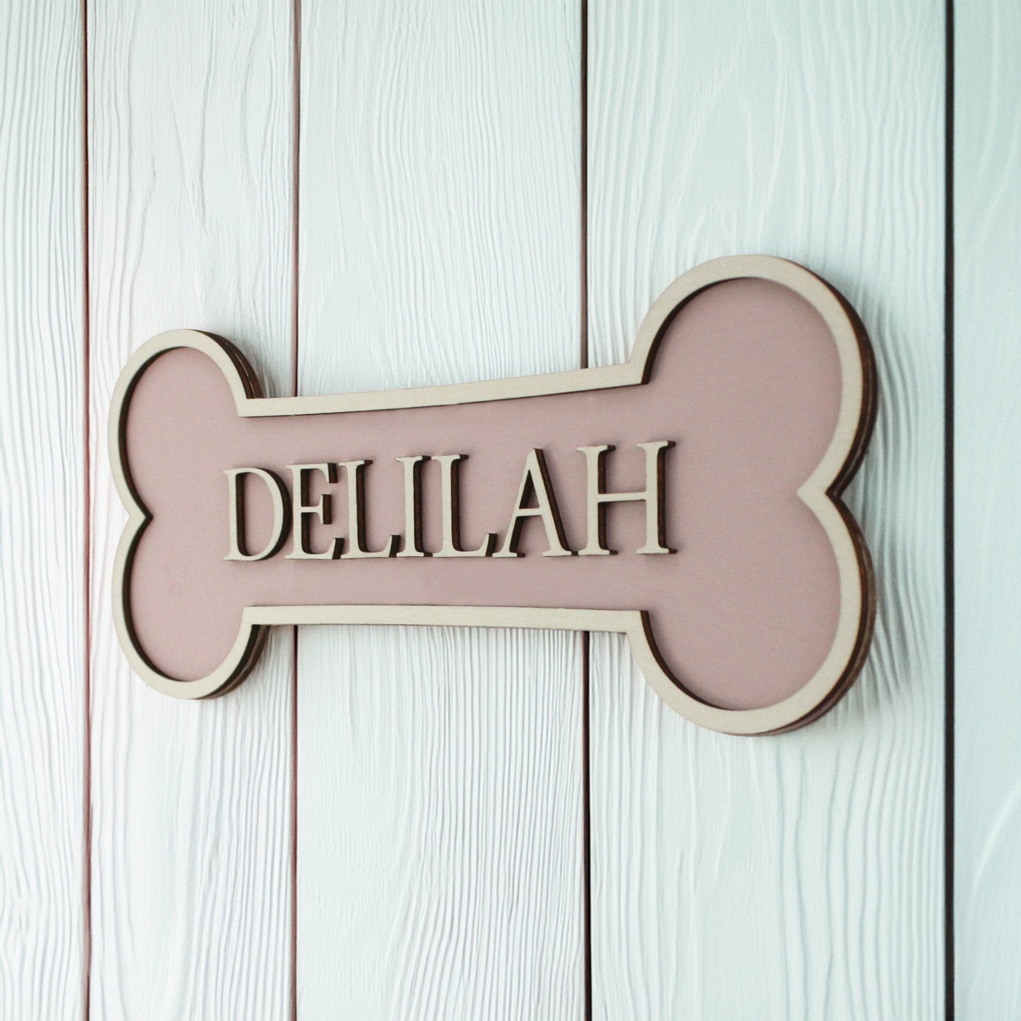 Personalised Dog Wall Sign - Mac and Lilly